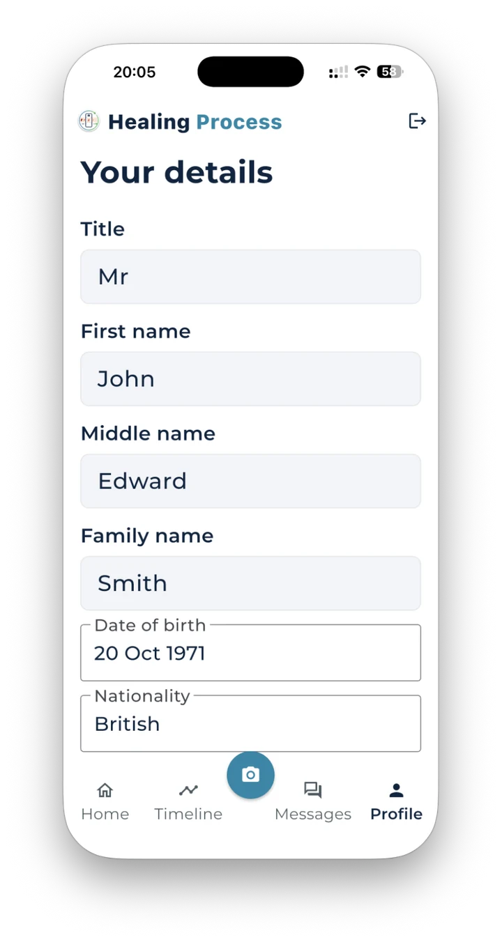 Profile and preferences